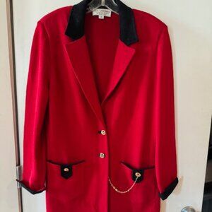 St. John Santana Knit Jacket Size 12